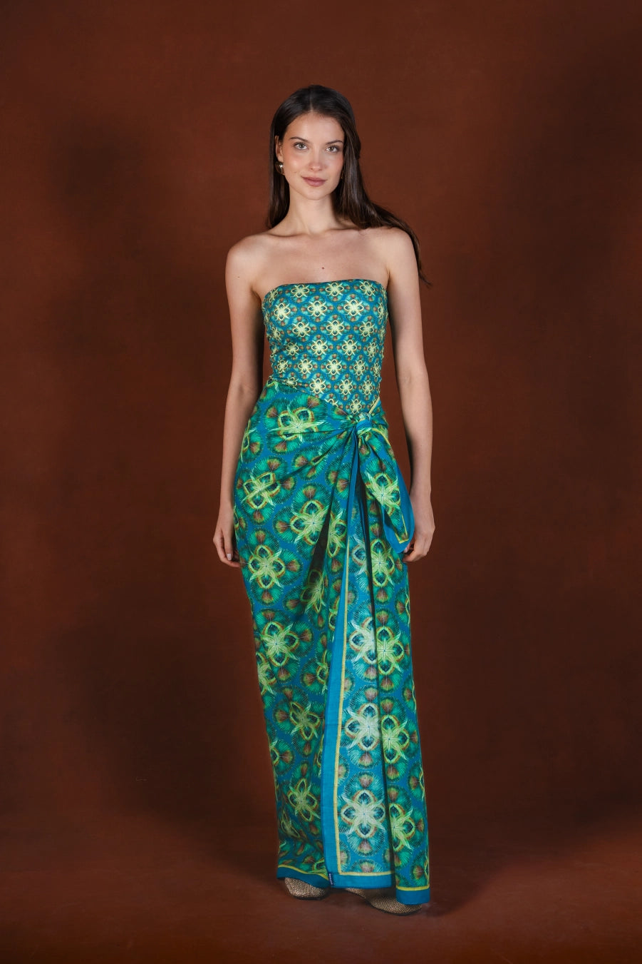 Women's Concordia long cotton sarong