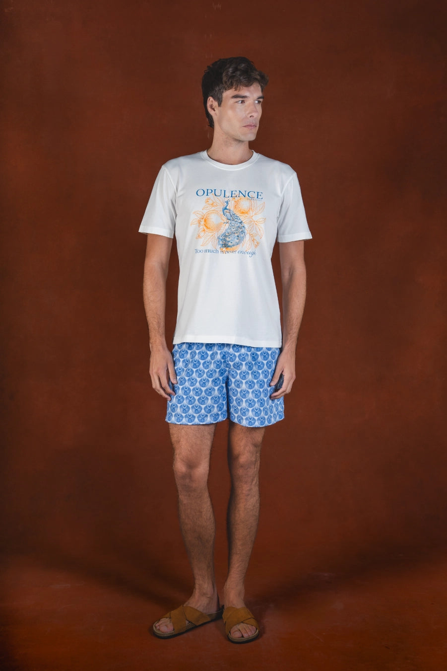 Pluma cotton t-shirt white