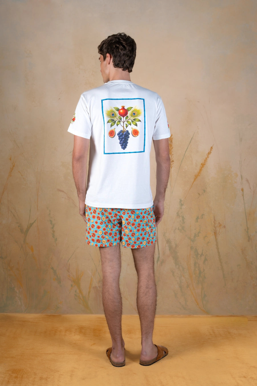 Origo cotton t-shirt white - Espalda