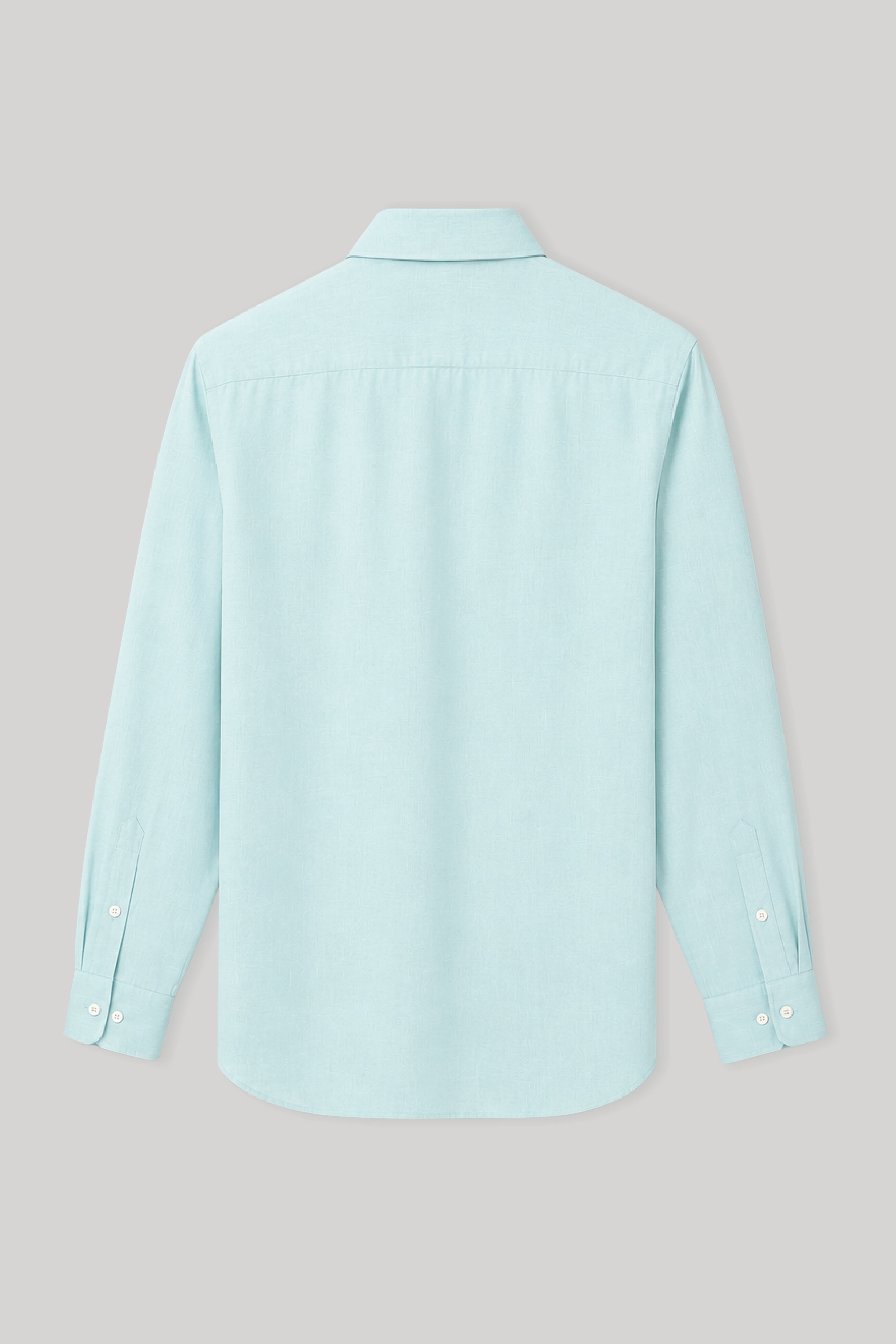 Men's linen shirt ice blue