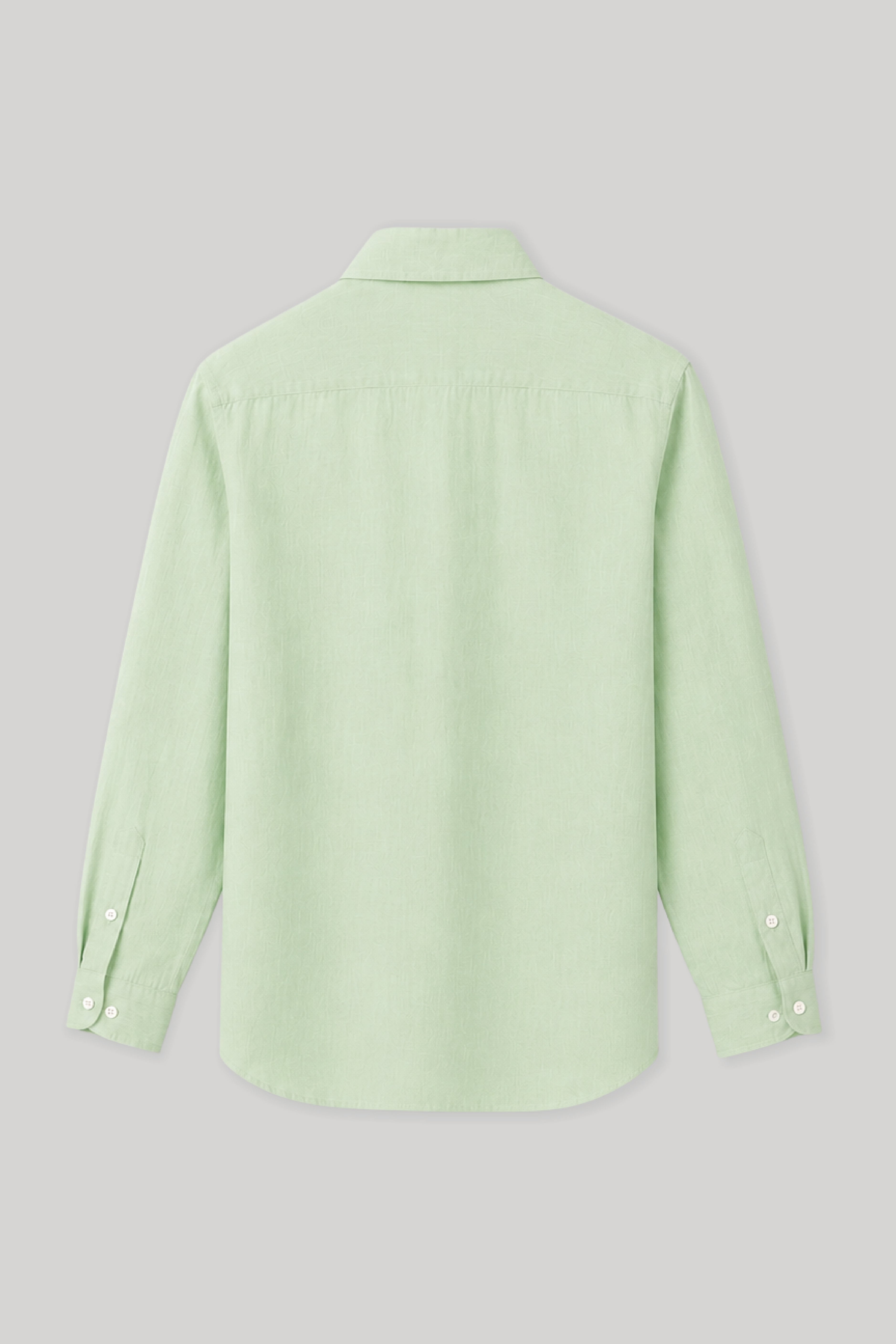 Men's linen shirt ambrosia green