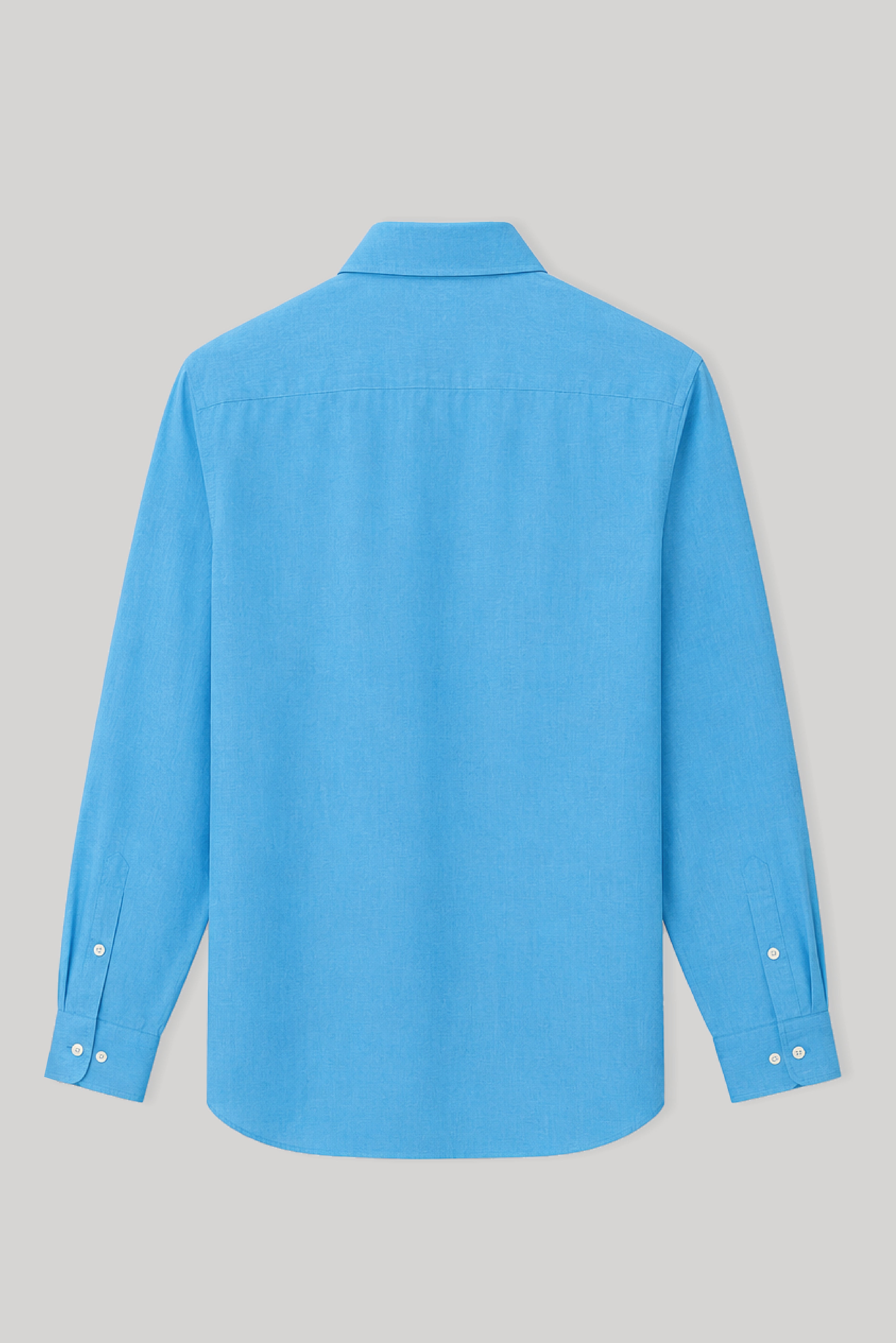 Men's linen shirt aquarius blue