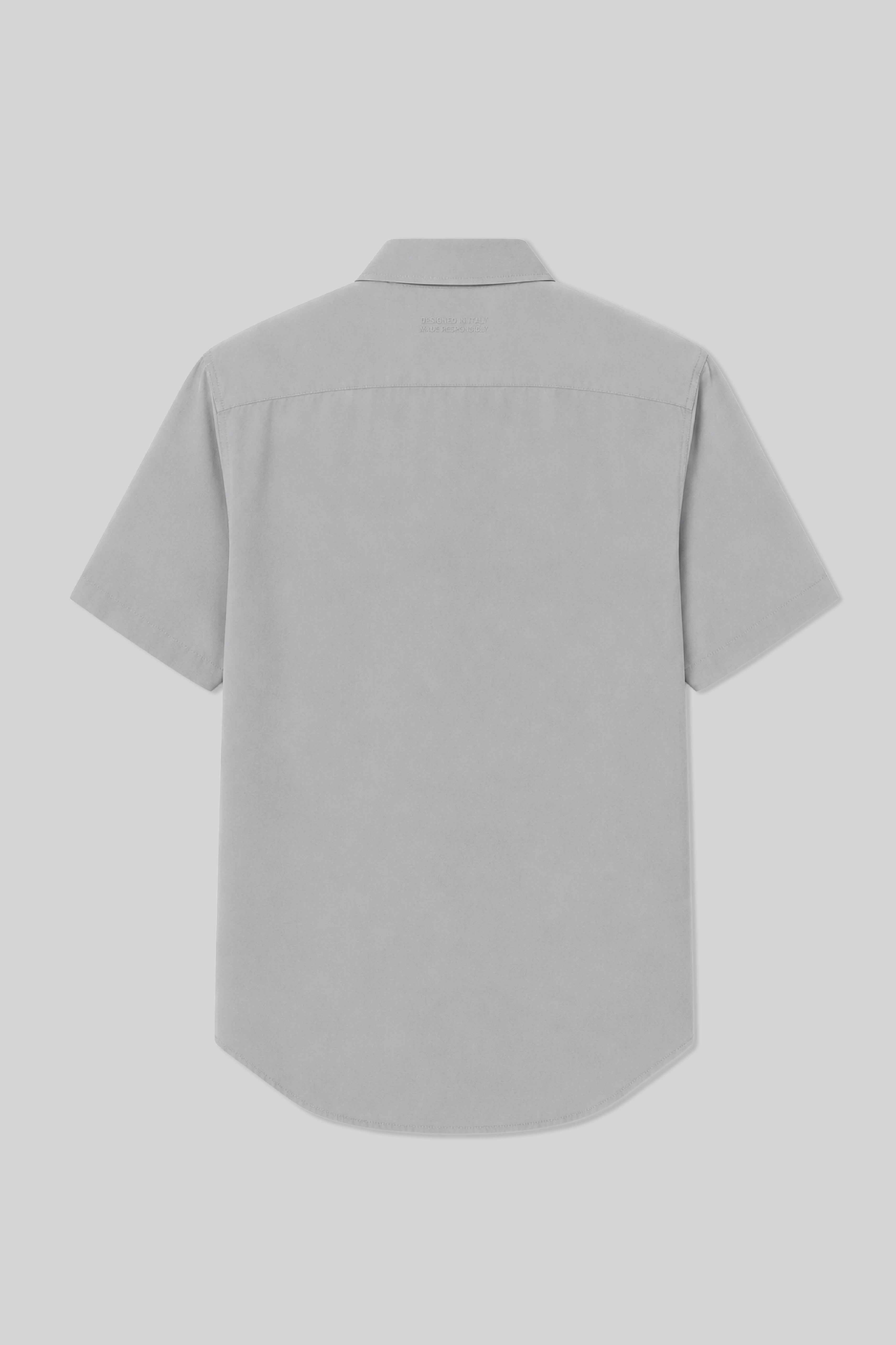 Men's linen shirt icy gray