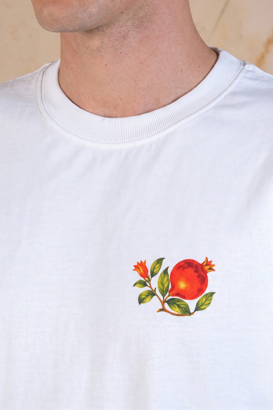 Alicer cotton t-shirt white - Detalle 1