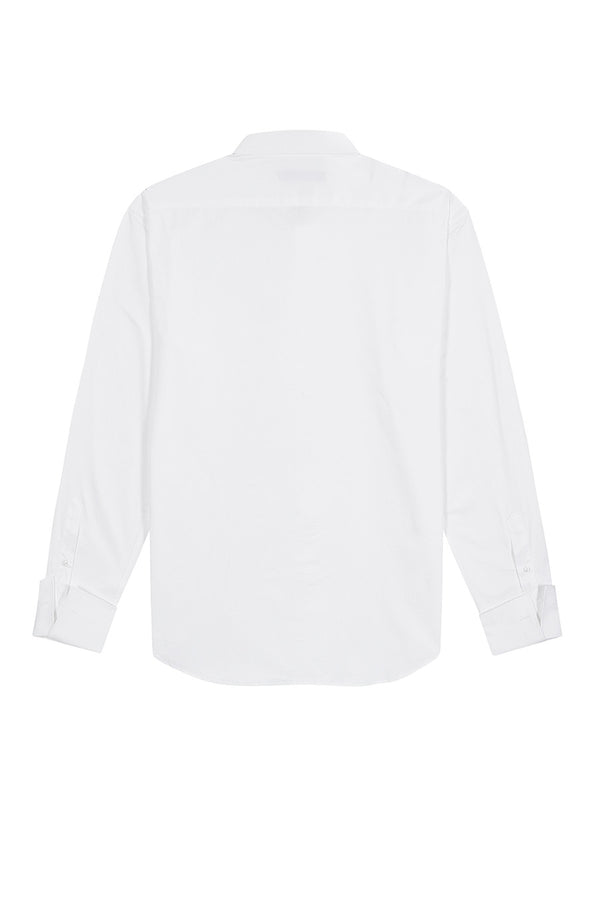 basic white cotton shirt