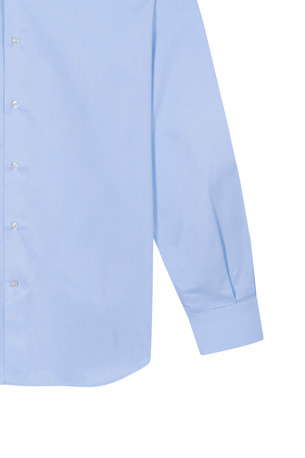 camisa de algodón azul claro pfit ml