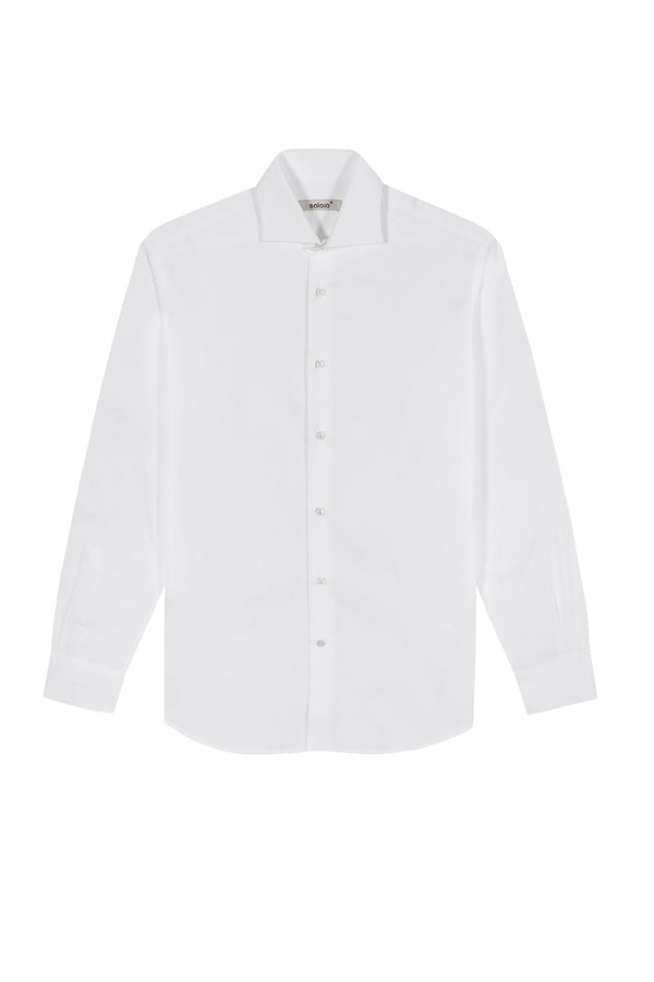 camisa de algodón blanca 