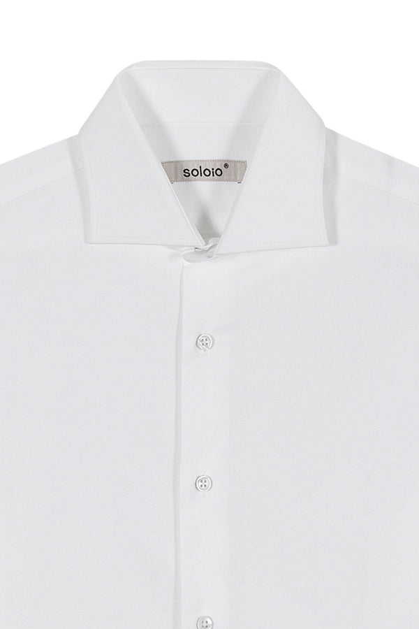camisa de algodón blanca pfit