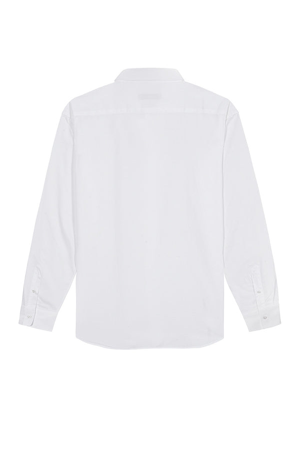 camisa de algodón blanca 
