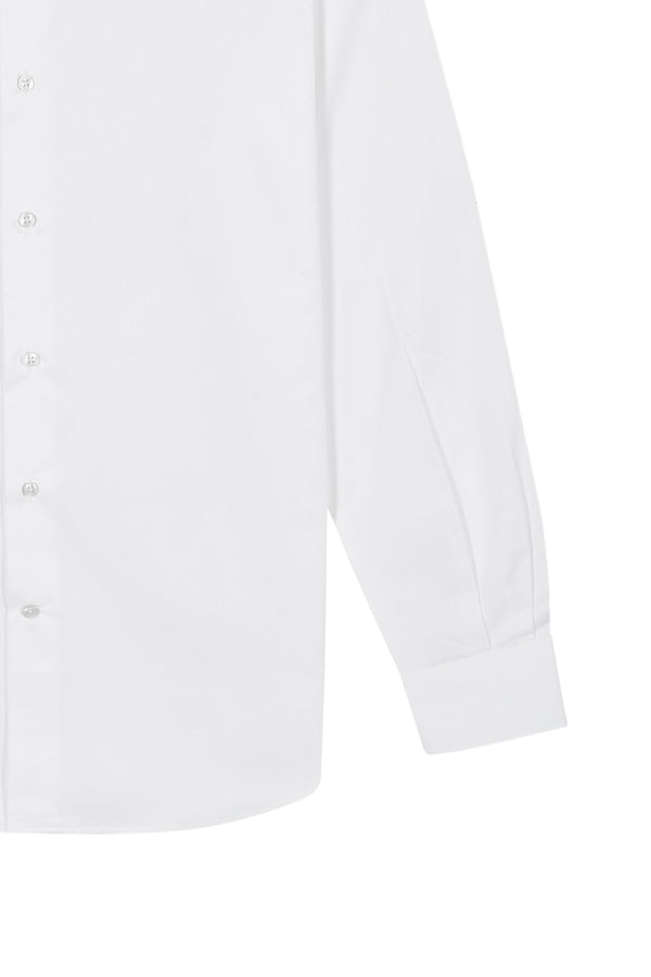 basic white cotton shirt
