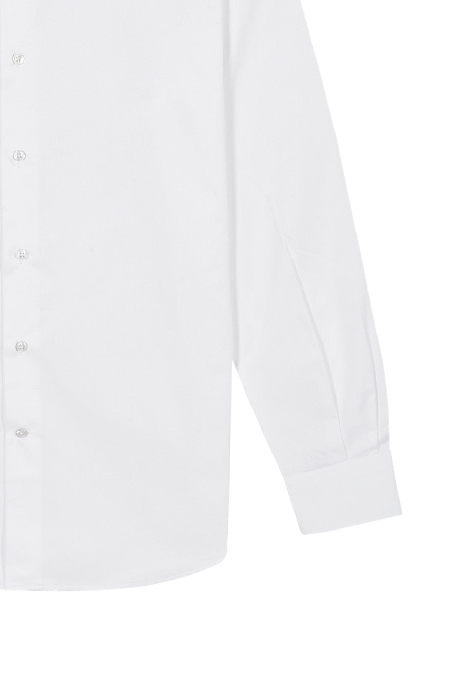 basic white cotton shirt - soloio