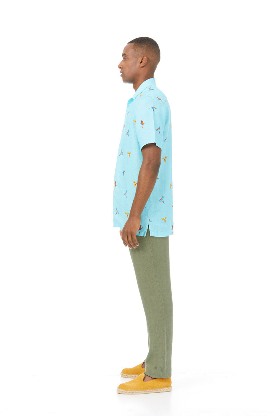 light blue macaw shirt - soloio