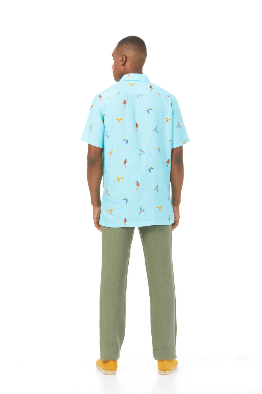 light blue macaw shirt - soloio