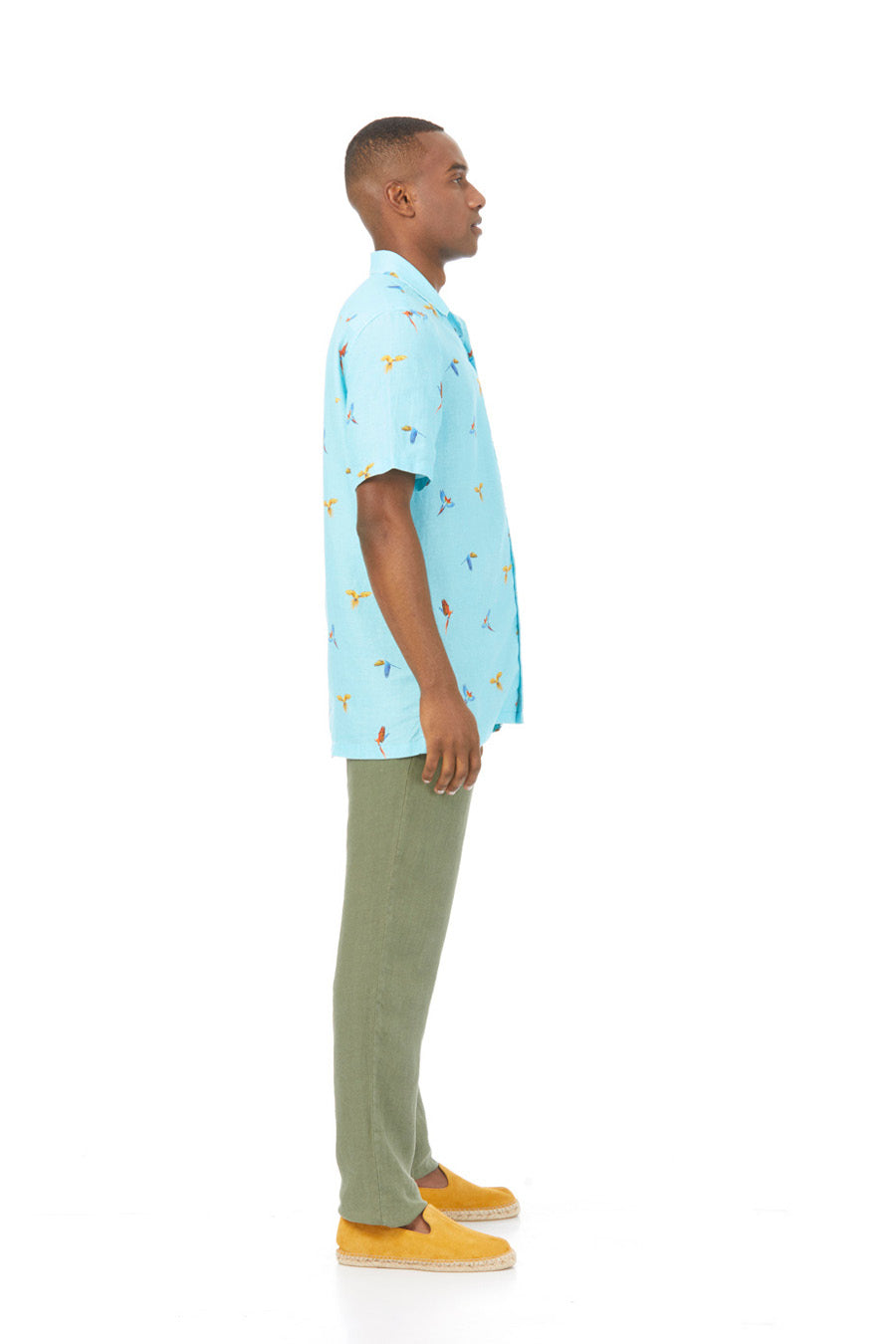 light blue macaw shirt - soloio