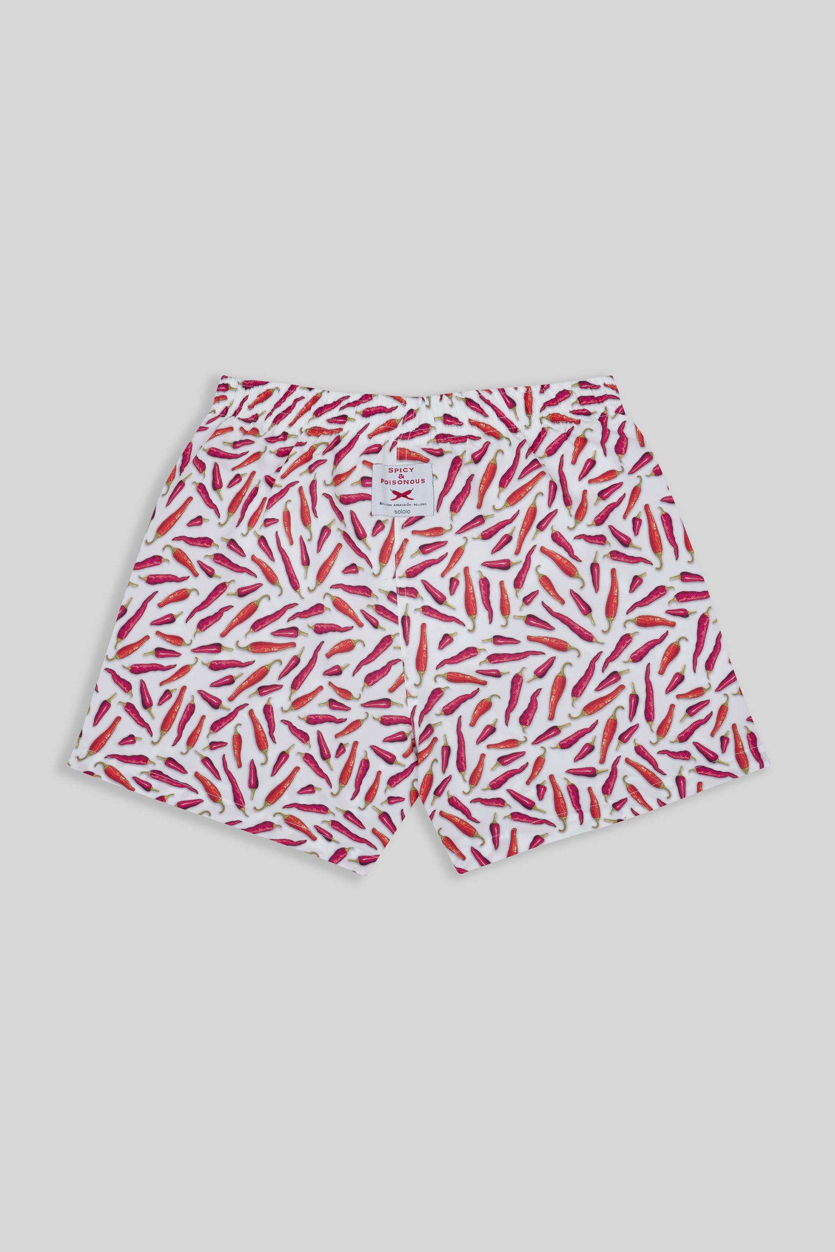 swimsuit cross peppers red - soloio