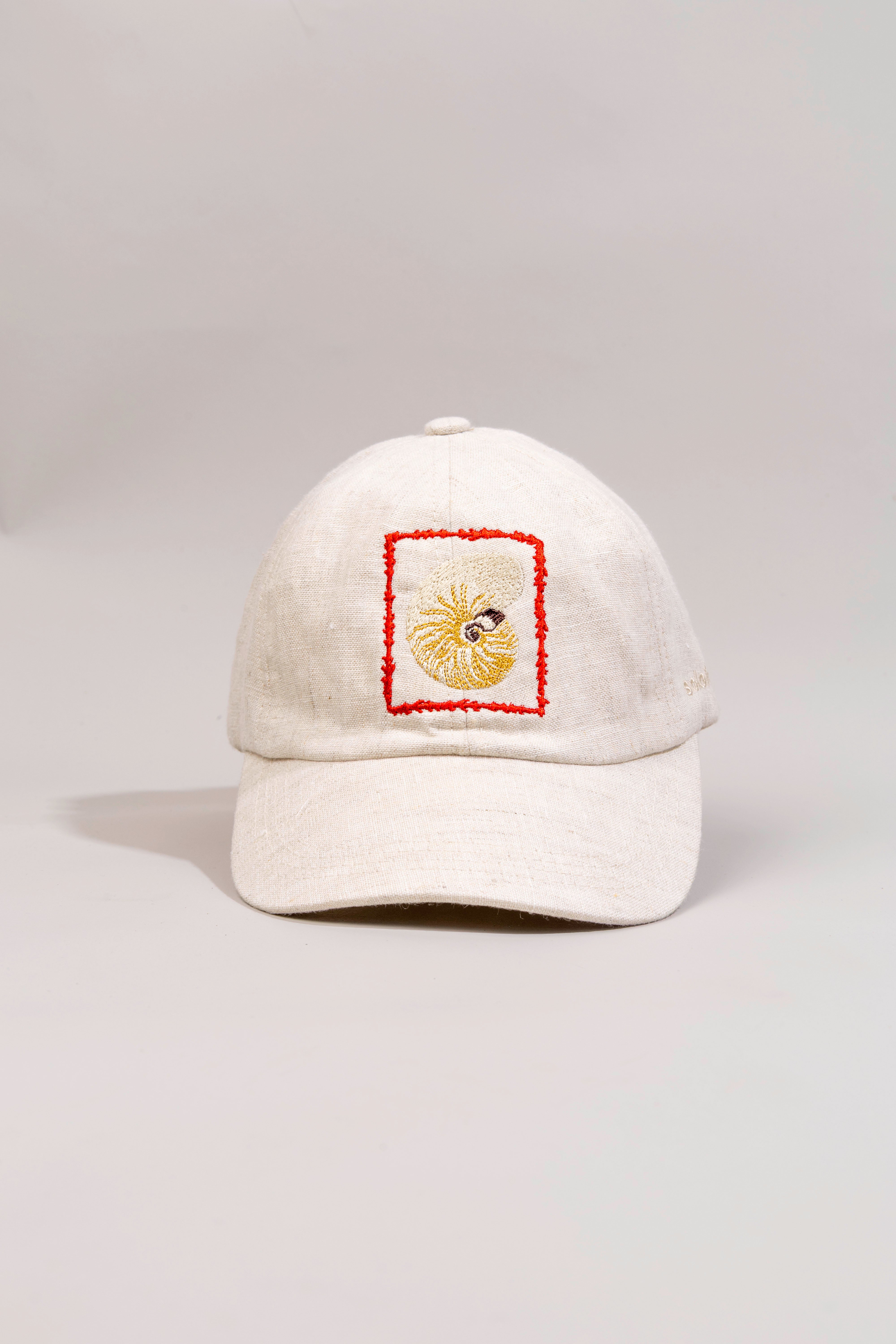 Gorra lino para hombre beige