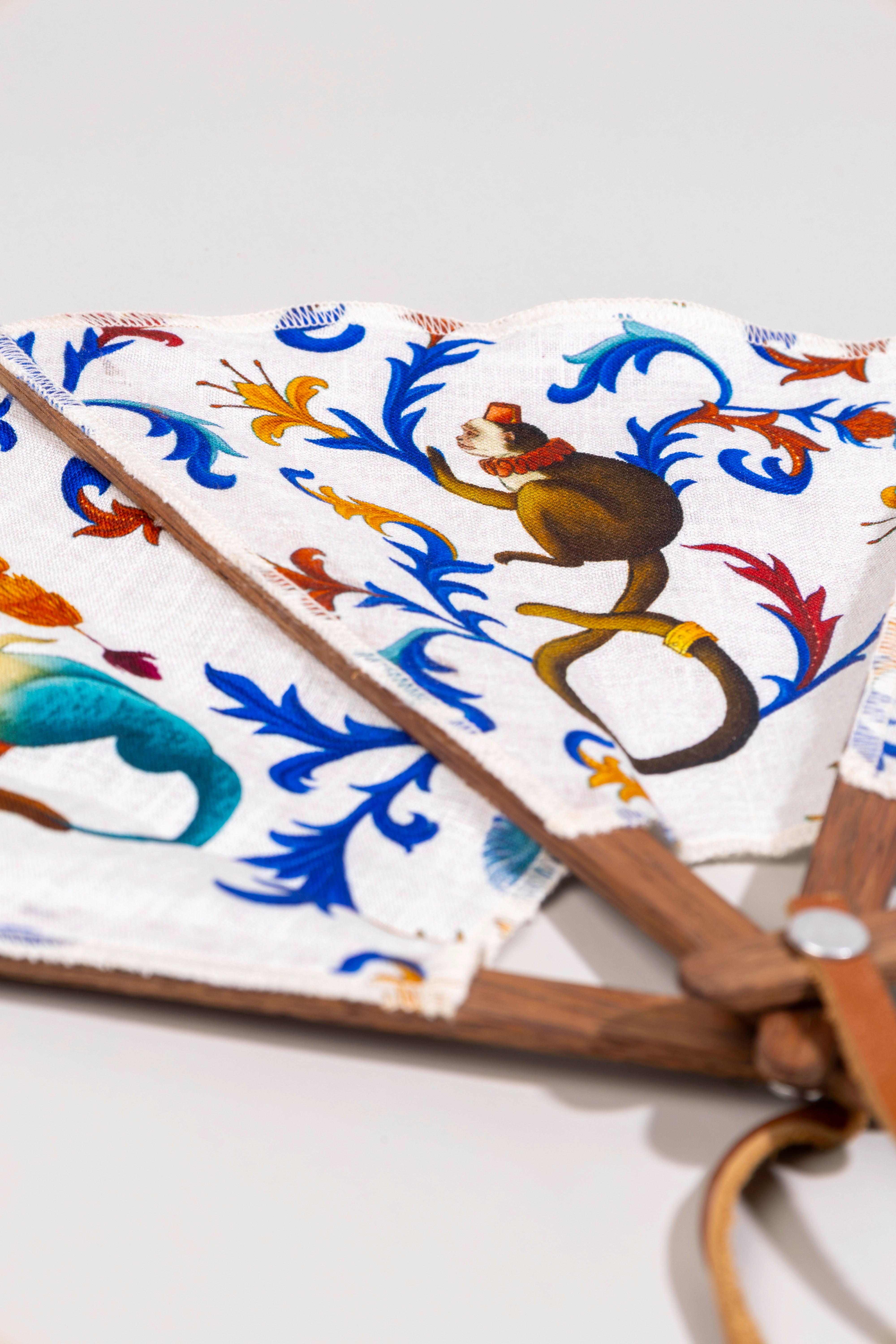 Women's linen chiron abanico