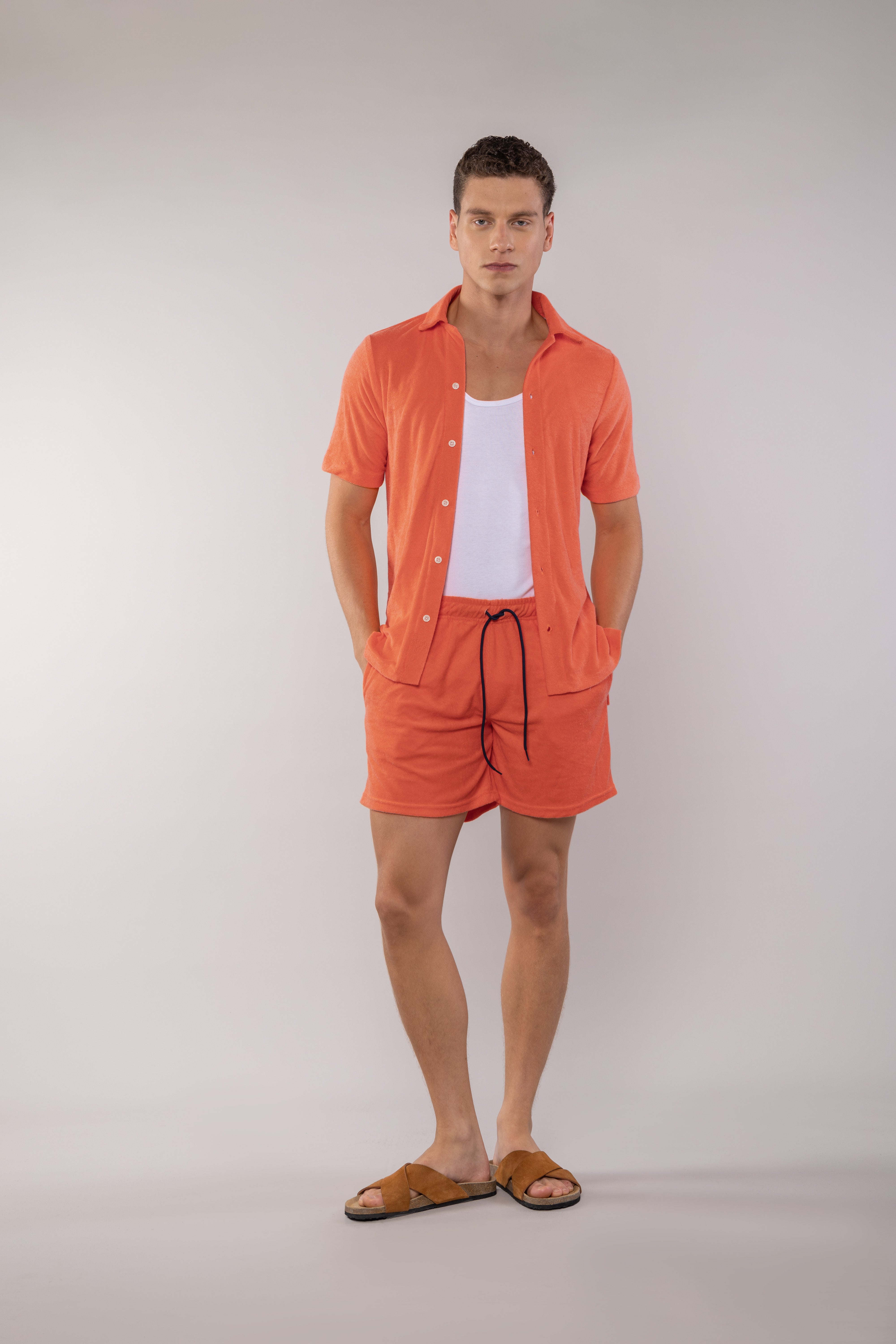 hemp short orange