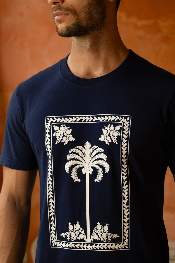 nurata t-shirt navy