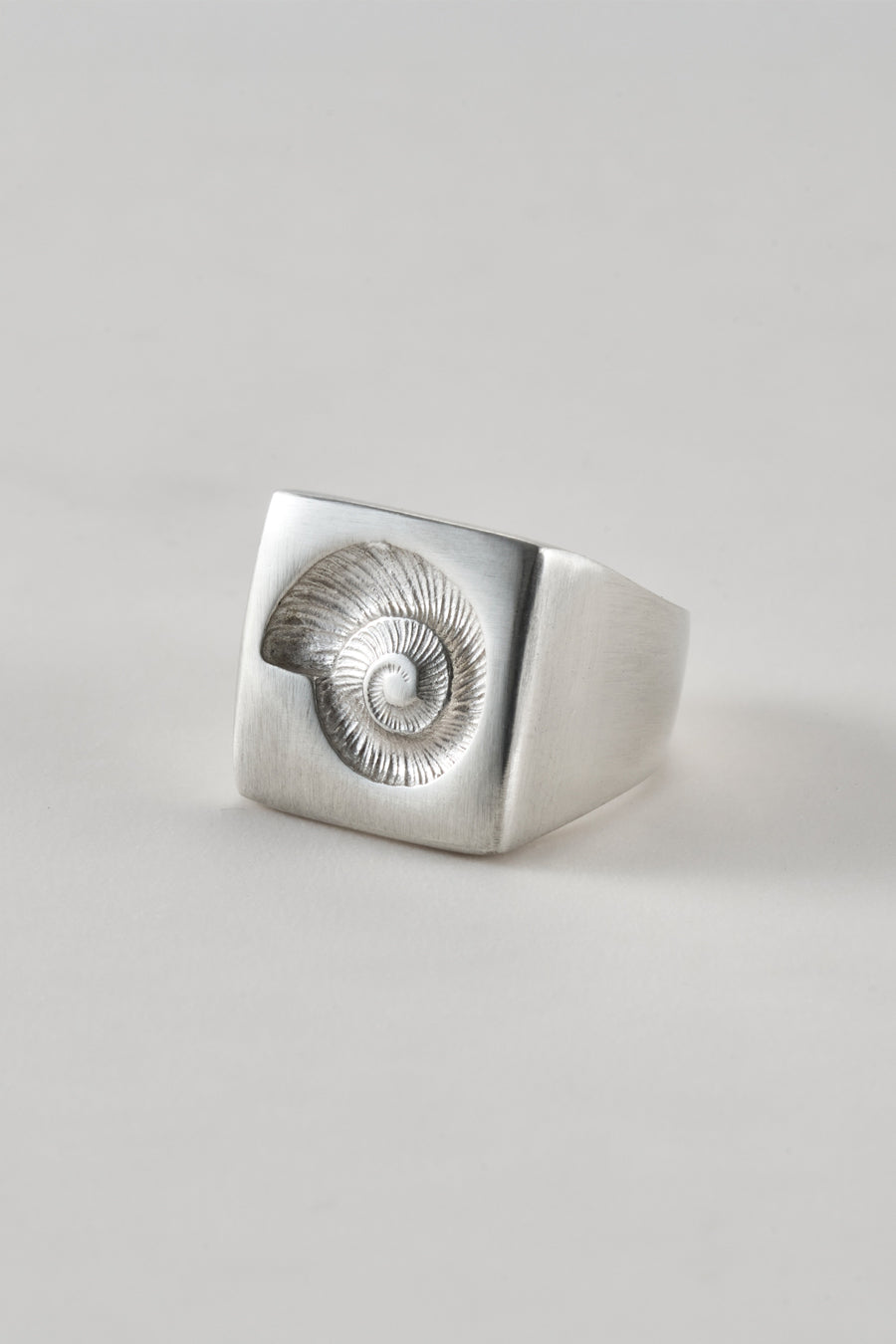 Anillo nautilus plata