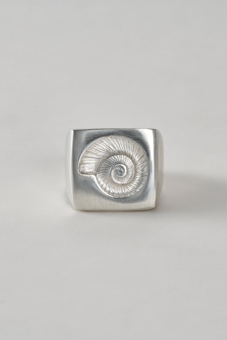 Anillo nautilus plata