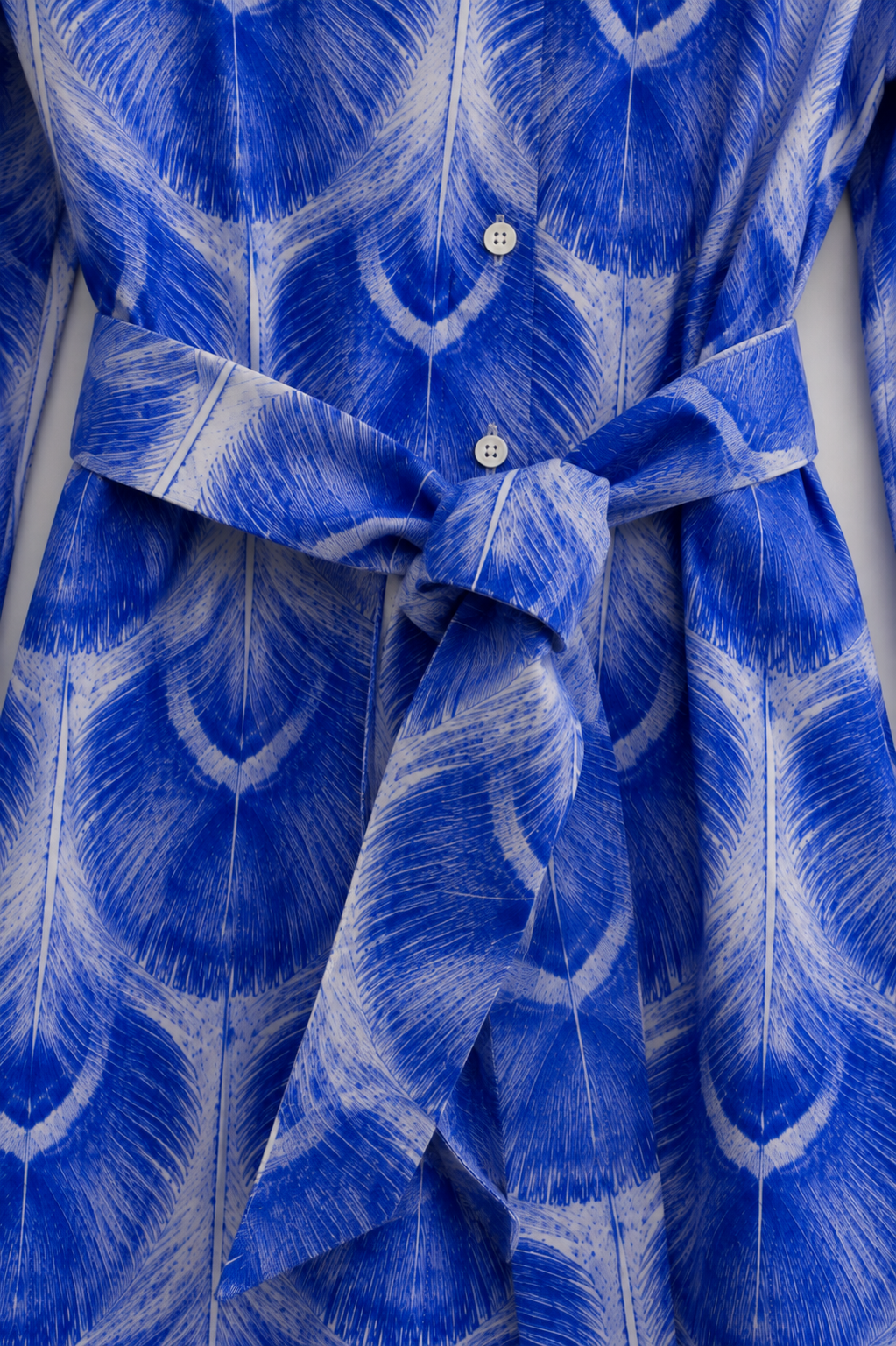 Women's Aridis linen shirt dress blue