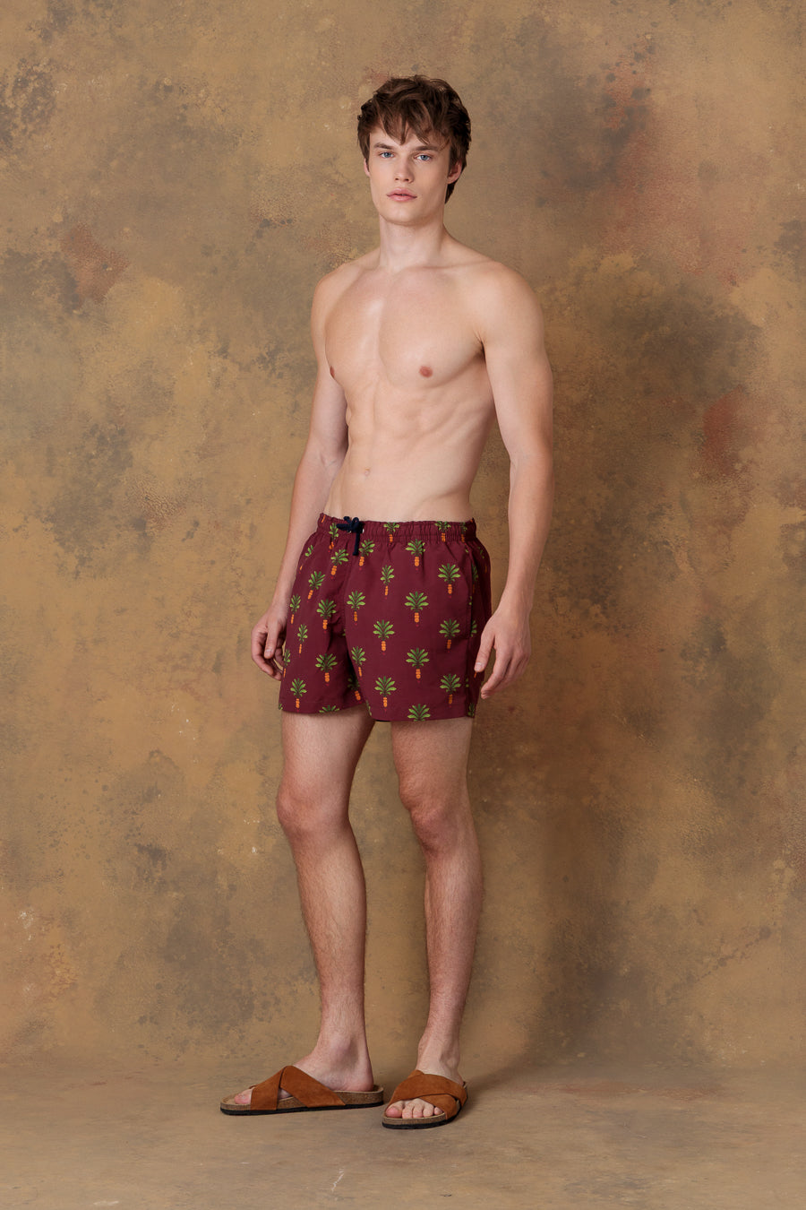Men's swim trunk orfeo granate