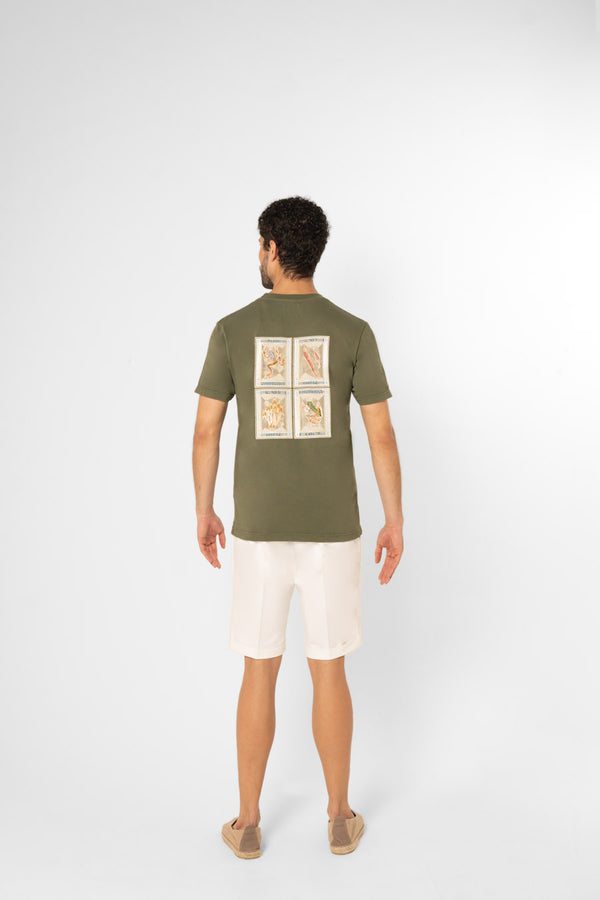 shirt four green stamps