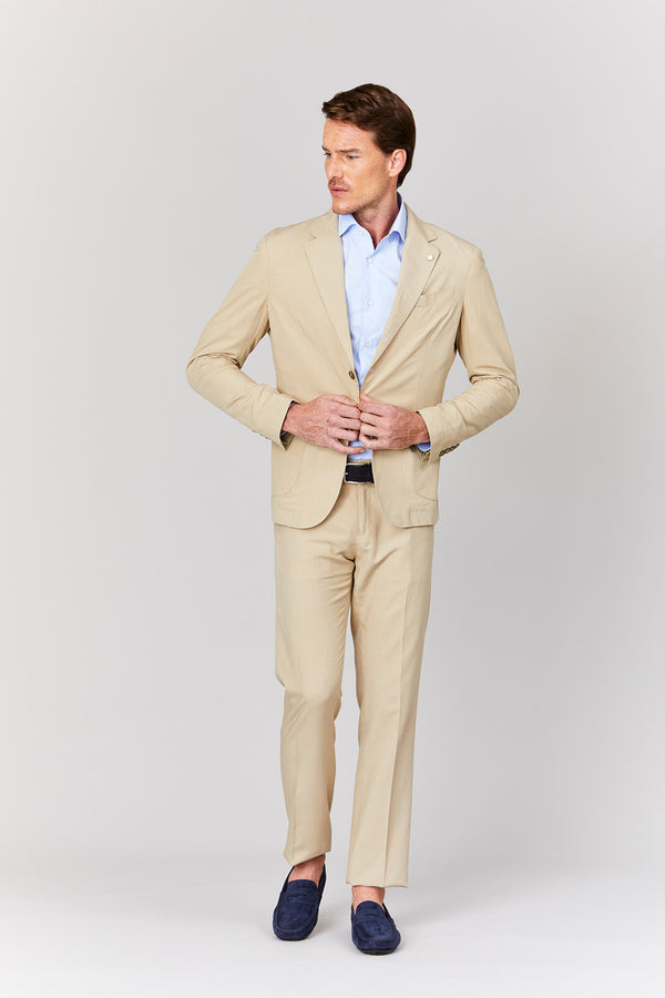 new filipo beige suit - soloio