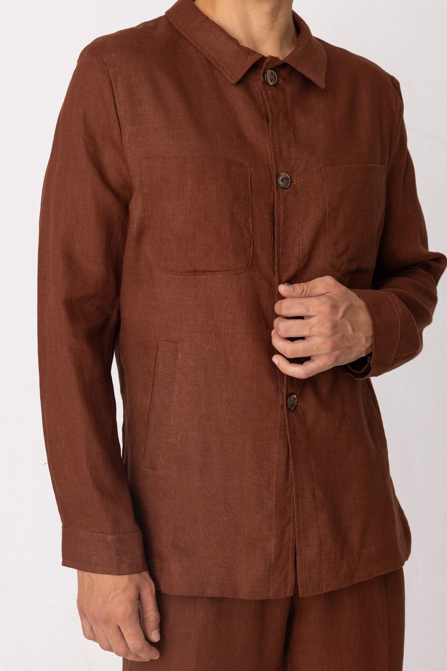 men's jacket browm battista