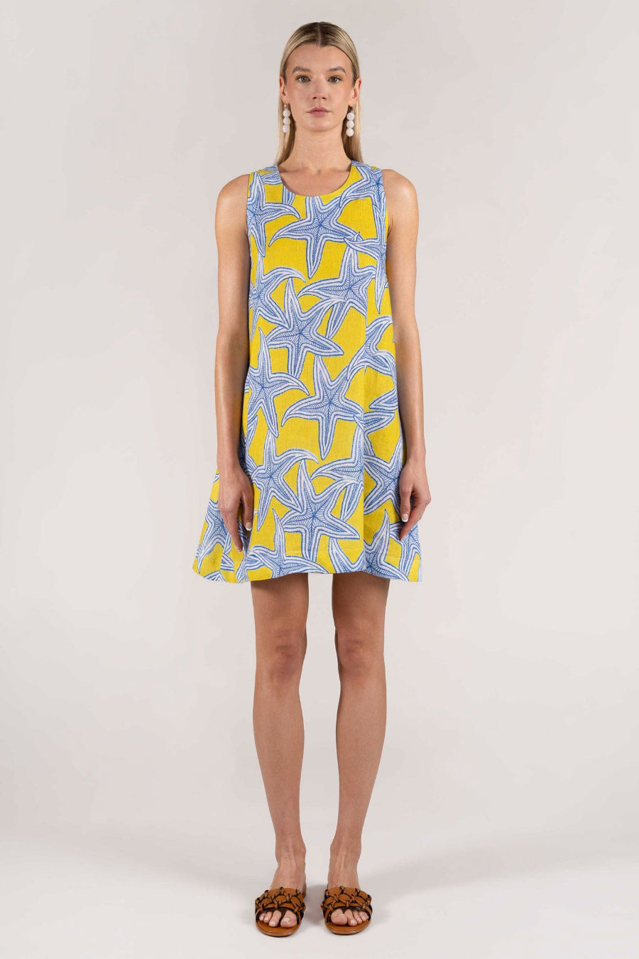 short yellow stelle dress