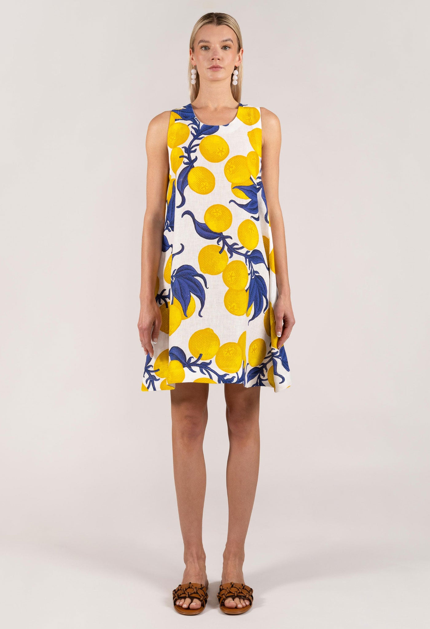 short yellow chiara dress