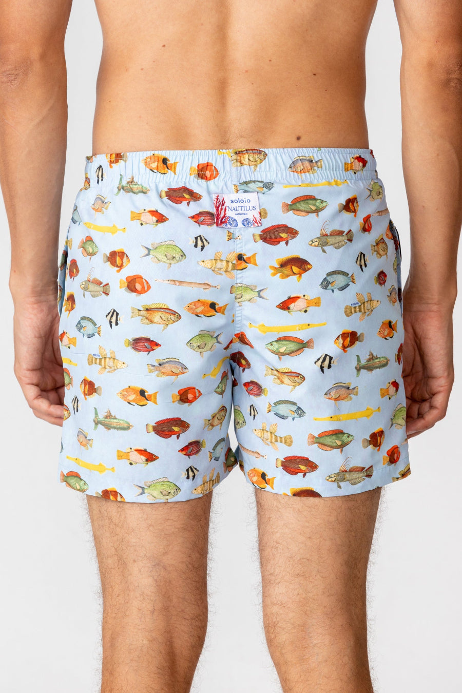 men’s polyester swim trunk ned