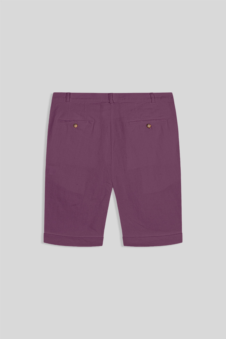 Bermuda de lino para hombre amaranto