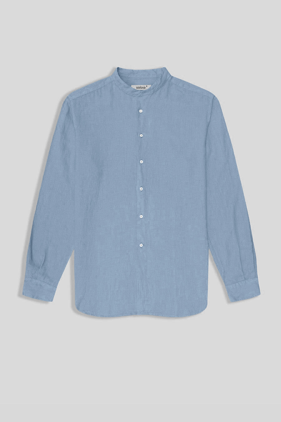 Men's linen shirt mao skyway