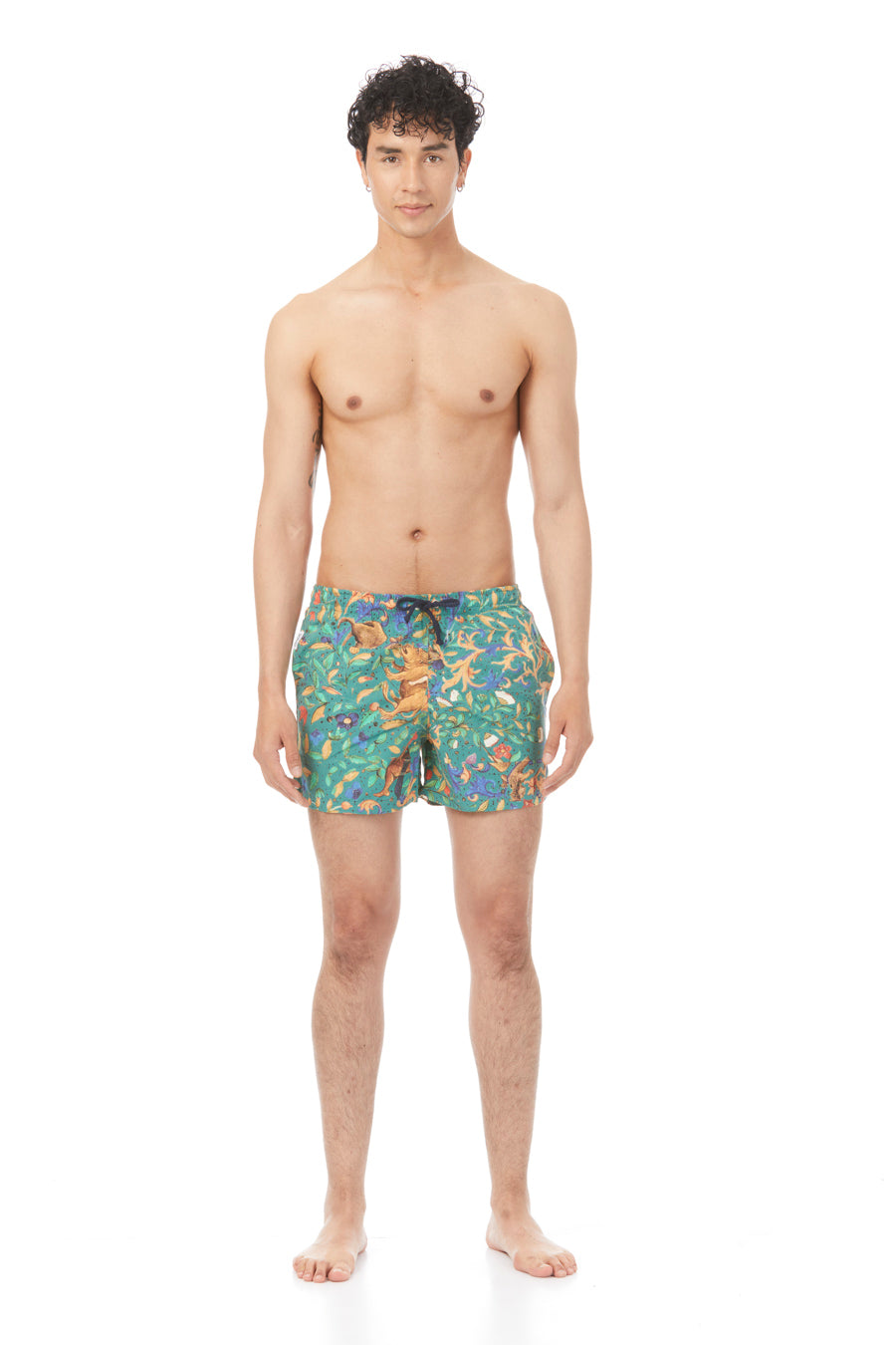 lorenzo swim trunk large green