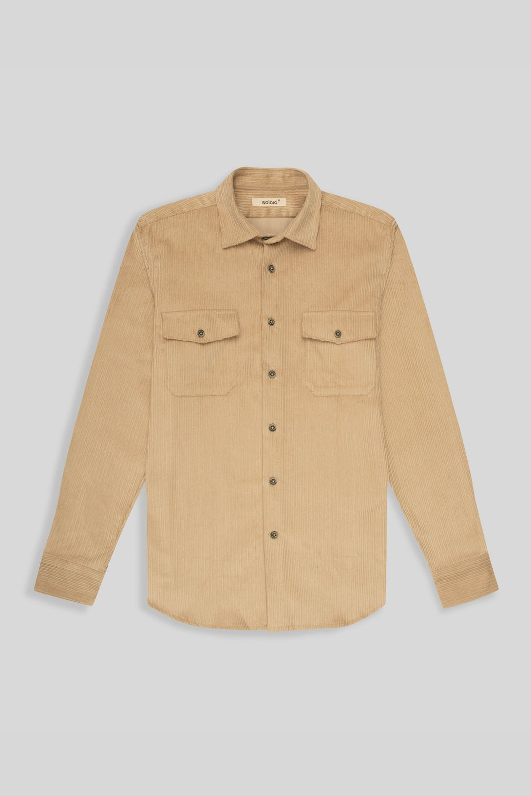 alfredo overshirt beige - soloio