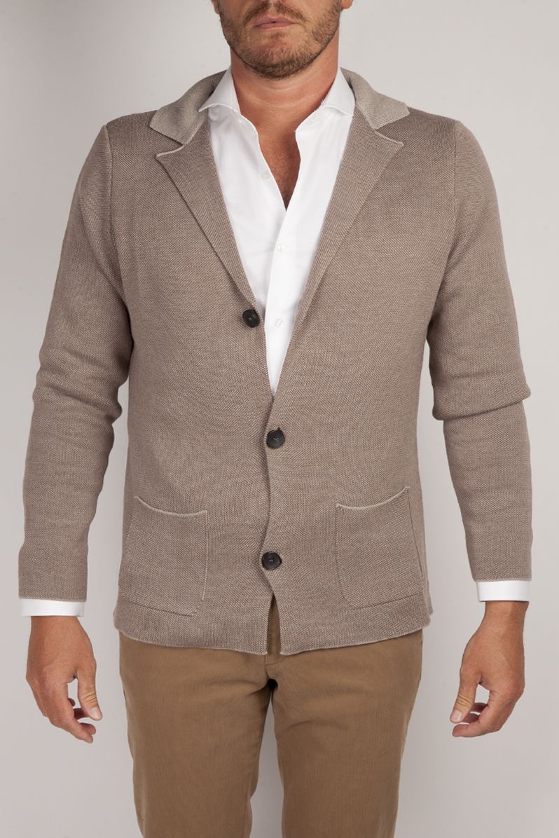 antonio jacket beige - soloio