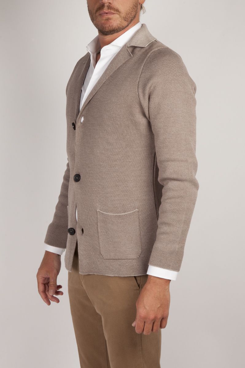 antonio jacket beige - soloio