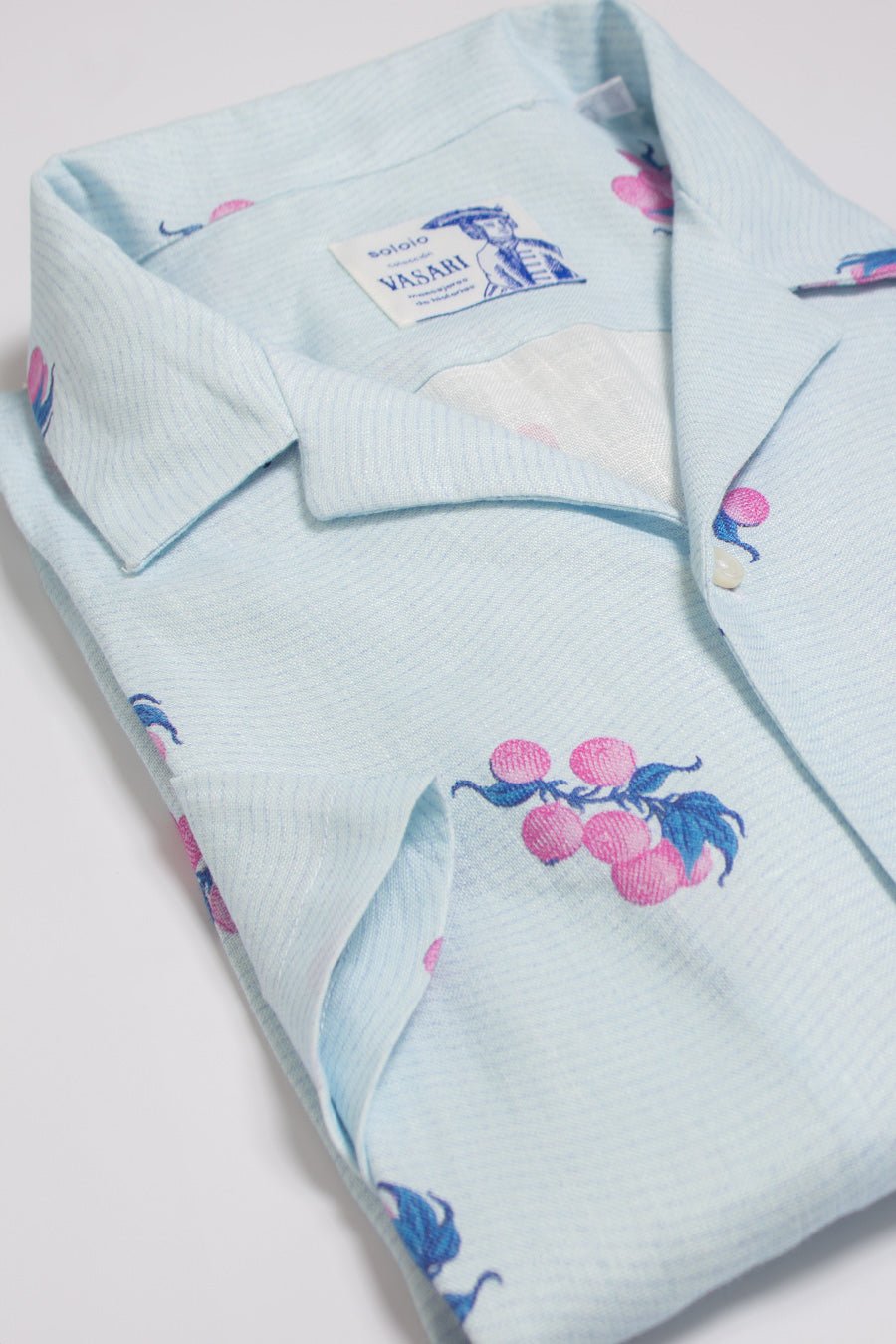 arezzo linen shirt pink - soloio