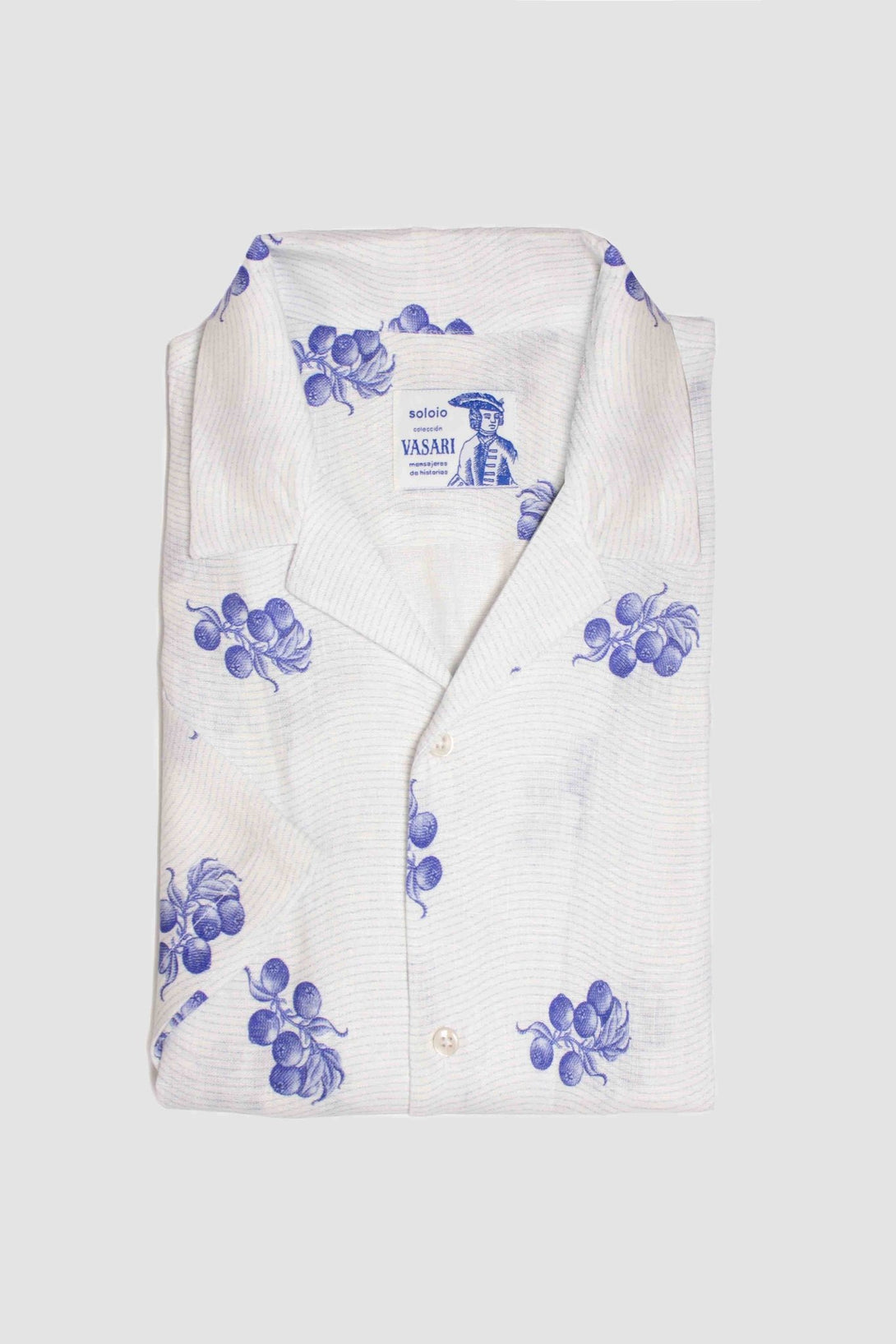 arezzo linen shirt sky blue - soloio