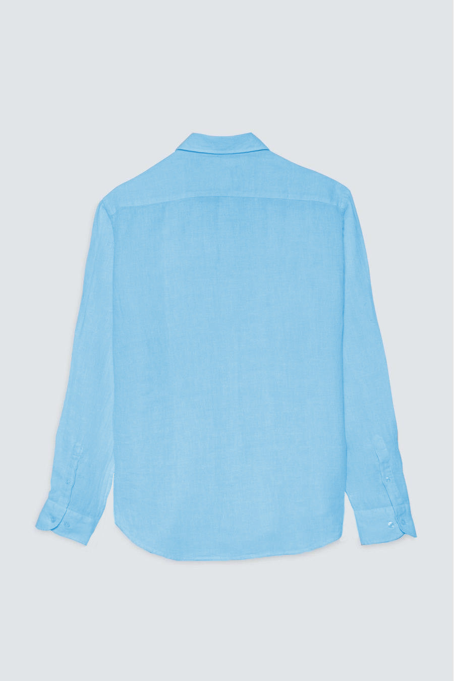 men’s linen shirt sky blue