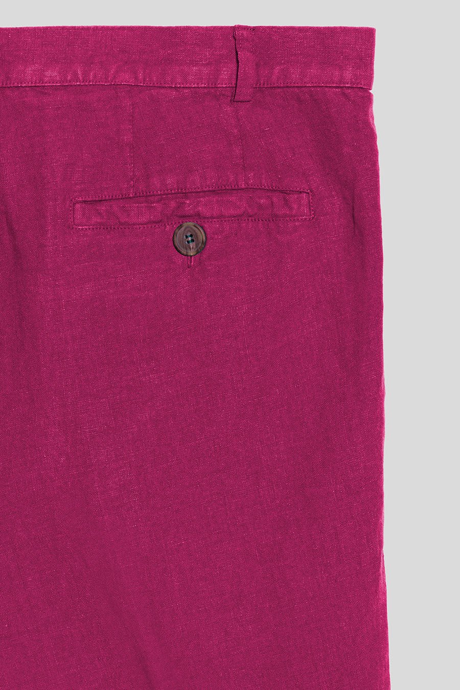 basic linen bermuda shorts fuxia - soloio