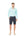 basic linen bermuda shorts navy - soloio