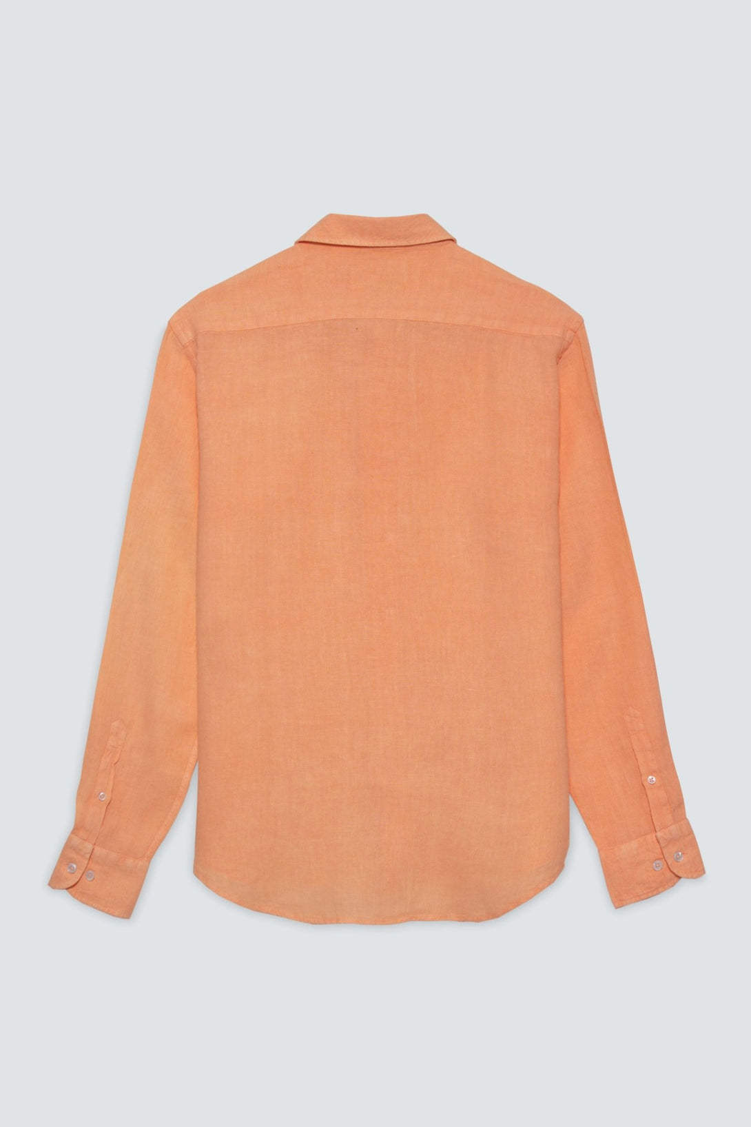 basic linen shirt light coral - soloio