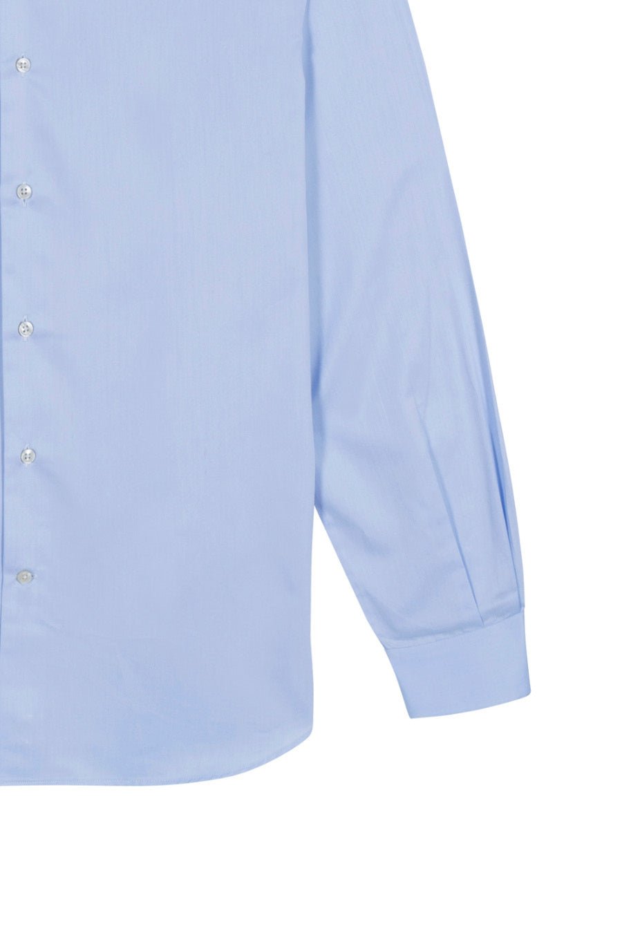 basic sky blue cotton shirt - soloio