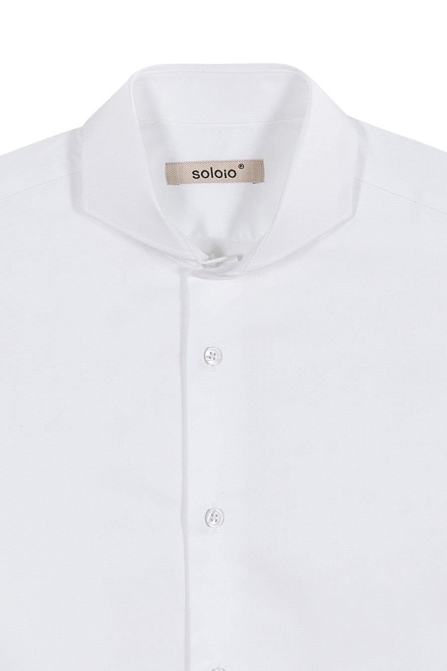 basic white cotton shirt - soloio