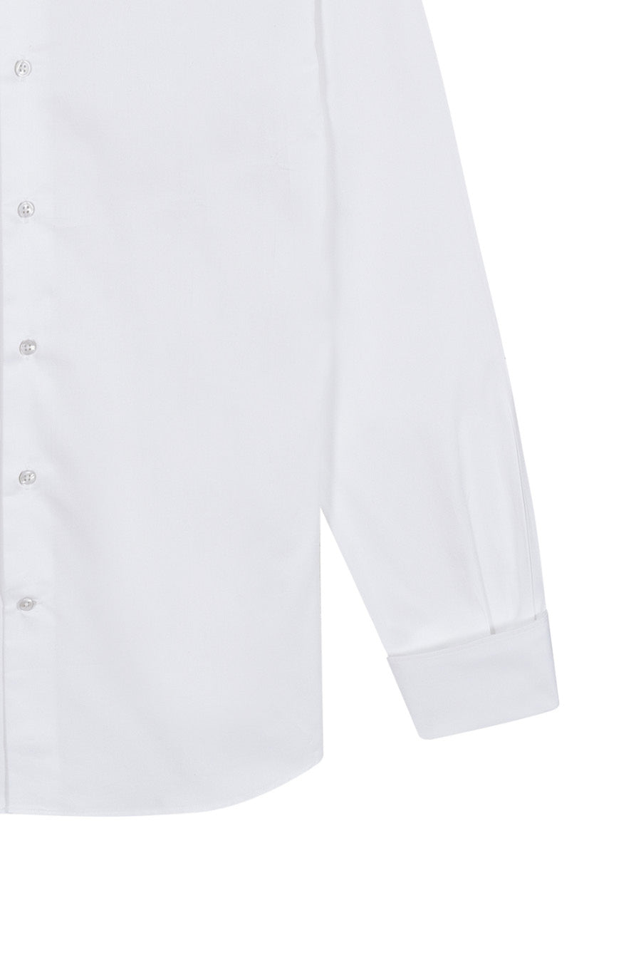 basic white cotton shirt - soloio