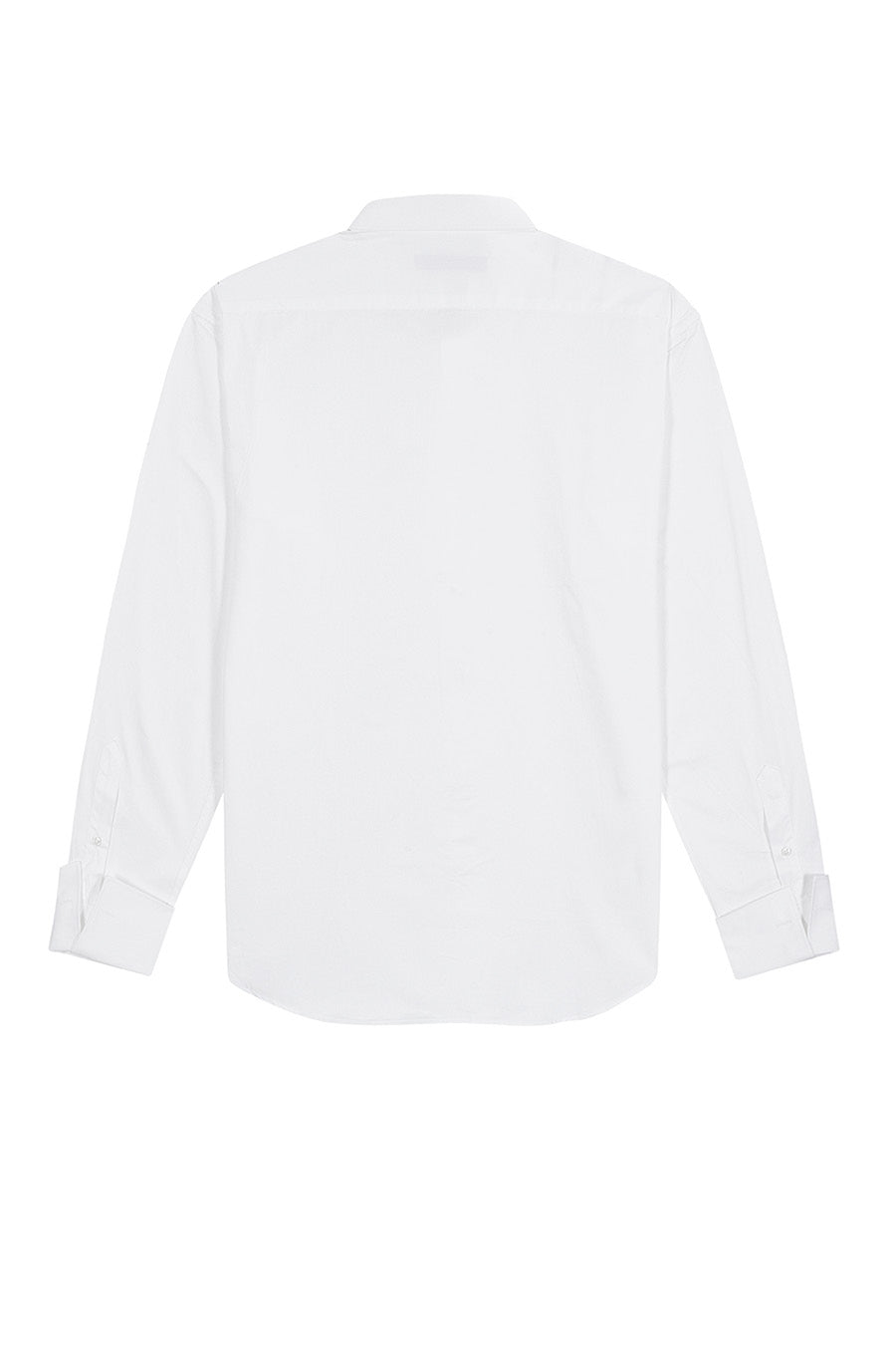 basic white cotton shirt - soloio