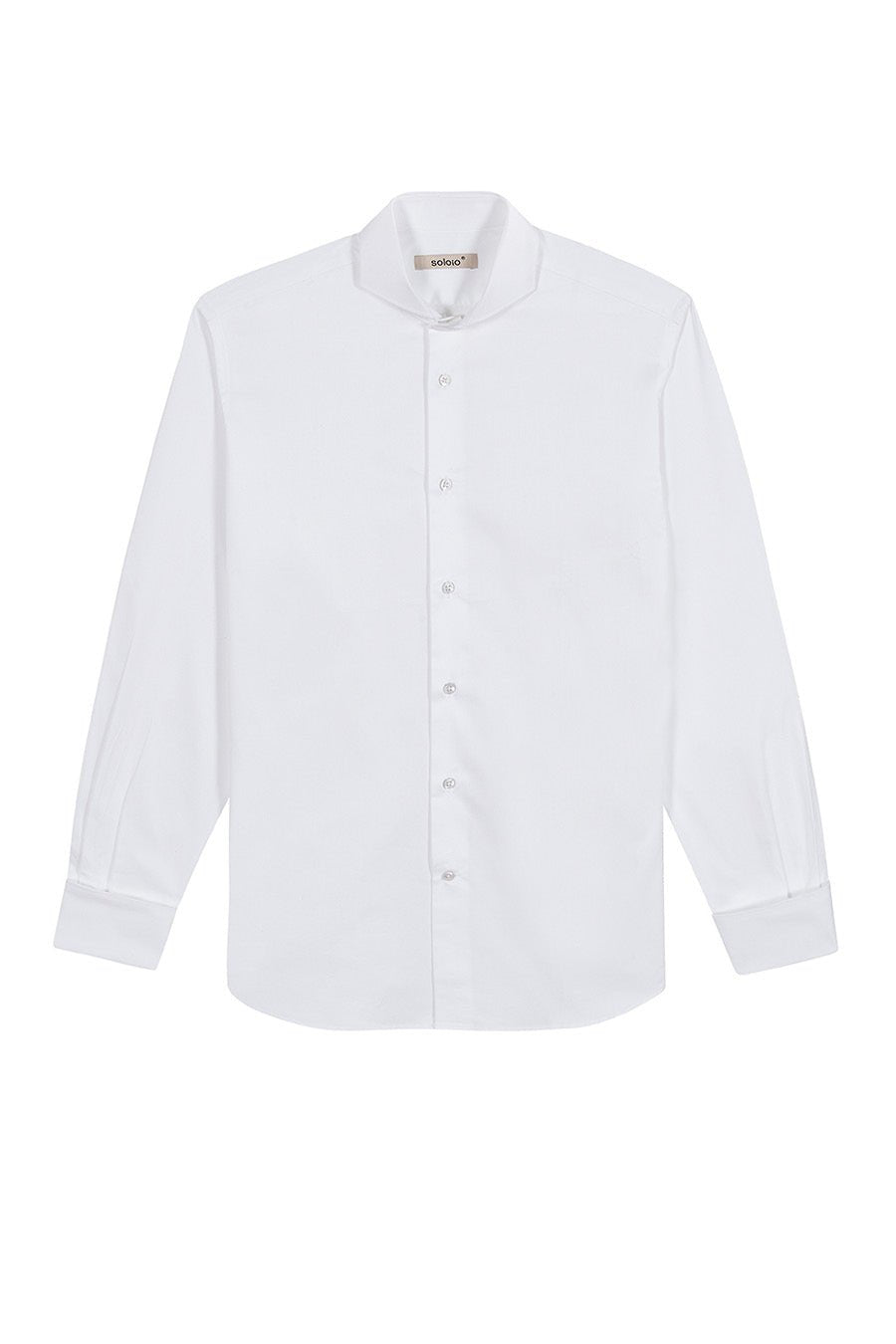 basic white cotton shirt - soloio